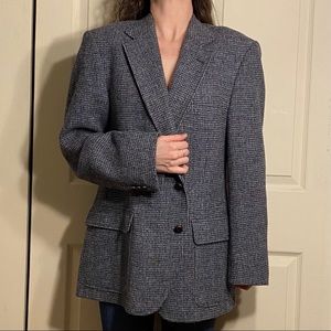 Harris Tweed Vintage Scottish handwoven blazer